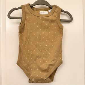 Jamie Kay Tan Bodysuit Sleeveless One Piece - Organic Cotton